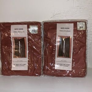 COPY - New In Package Suede Curtains